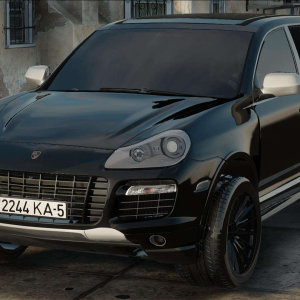 Porsche Cayenne Turbo S Black