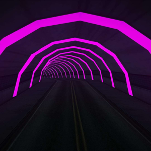 Neon Road and Tunnel in Los Santos