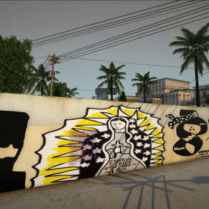 Barrio 18 Street Gang East Los Santos Graffiti