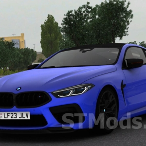 Mod BMW M8 F92 versiunea 1.4 pentru Euro Truck Simulator 2 (v1.53.x)