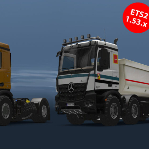 Mod Mercedes-Benz Arocs Agrar versiunea 1.3 pentru Euro Truck Simulator 2 (v1.53.x)