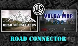 Road to Caucaus + VolgaMap RC versiunea beta 1.0 pentru Euro Truck Simulator 2 (v1.53)